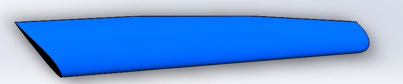 Das ist der Flügel im Grundriss und mit Volumen