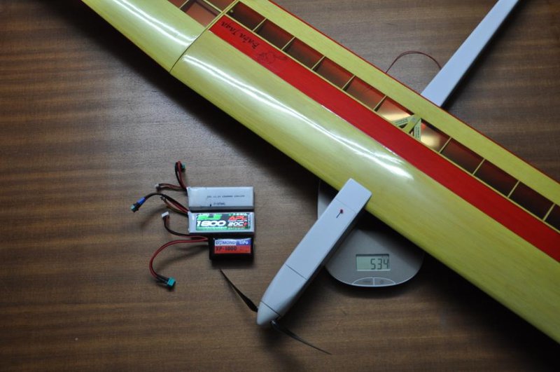 Basisgewicht mit möglichen Akkus