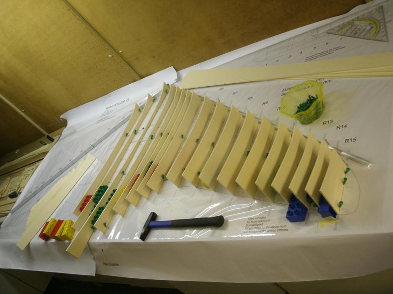 Die ersten Teile der Helling