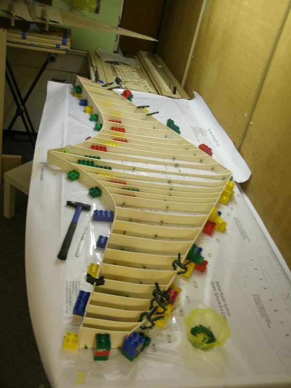 Die fertige Helling ....