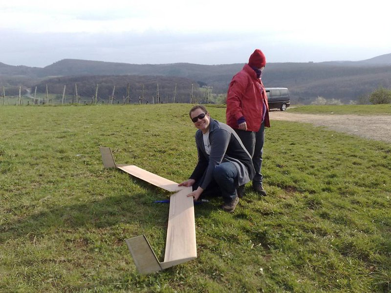 Kreistwinix vorm Flug am Samstag