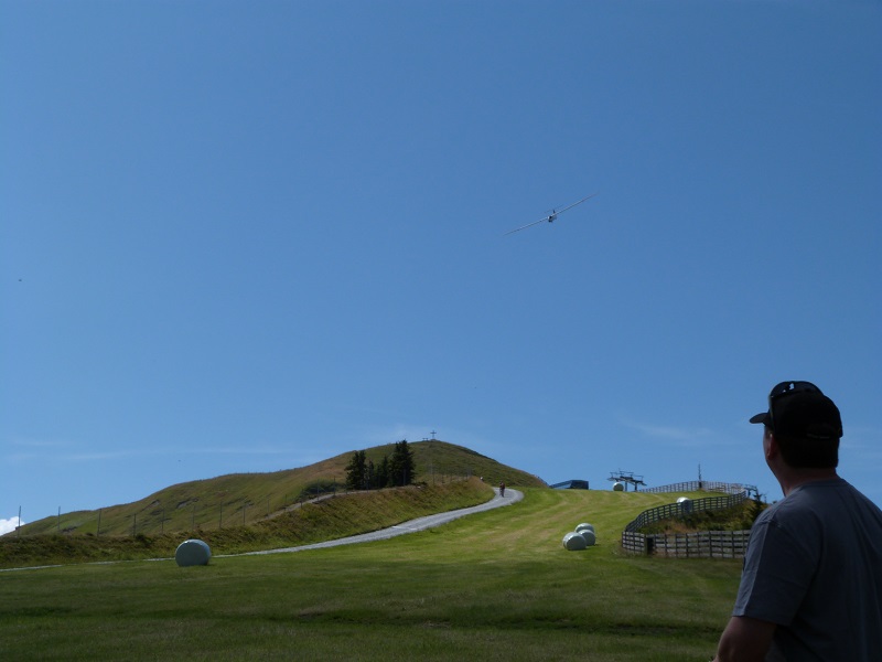 erste Anflüge vom Gipfel des Kreuzkogels