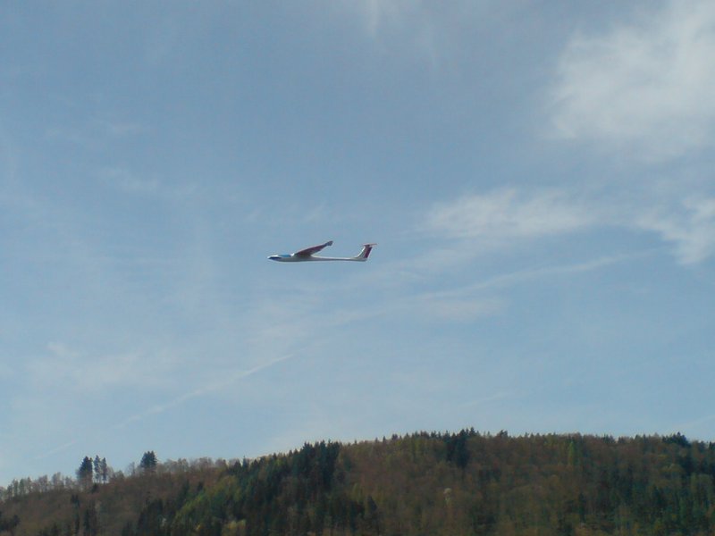 langsamer vorbei Flug