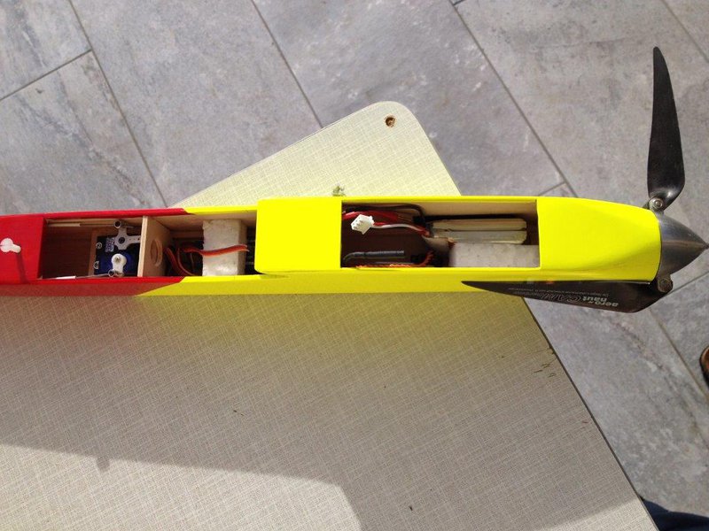 Anordnung der Komponenten<br />Der Spinner wird noch getauscht!