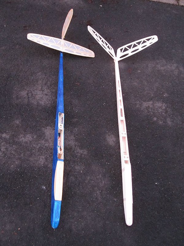 Blickrichtung Rumpfunterseite