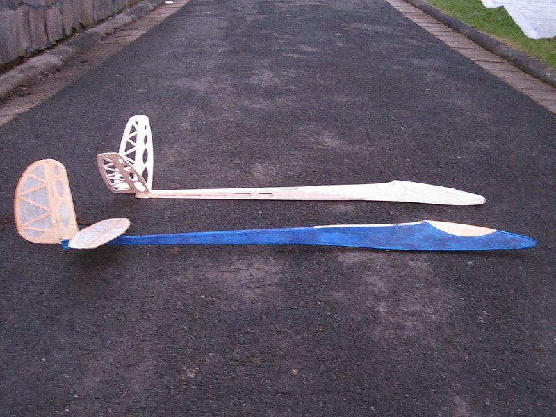 Blickrichtung Rumpfunterseite