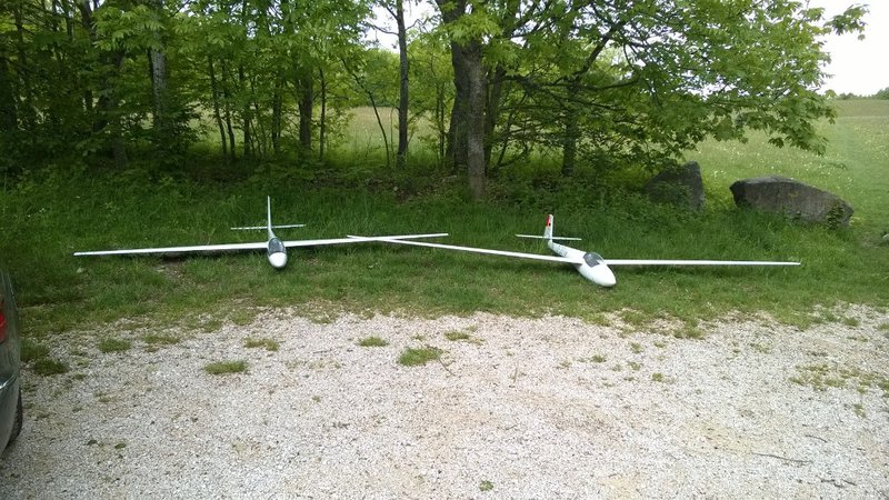 Die beteiligten Fluggeraete