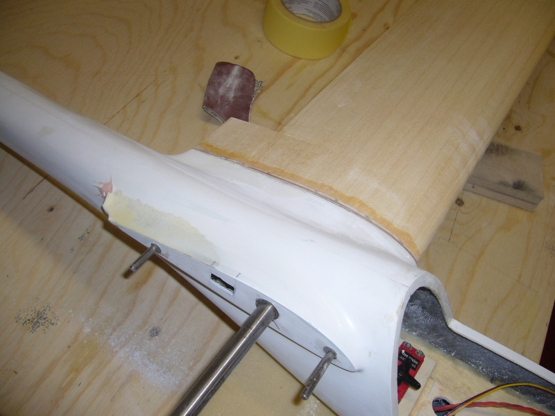 korrigierter Flächenübergang