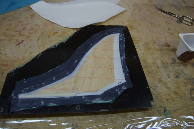 Innenlage schon mit Abreißgewebe