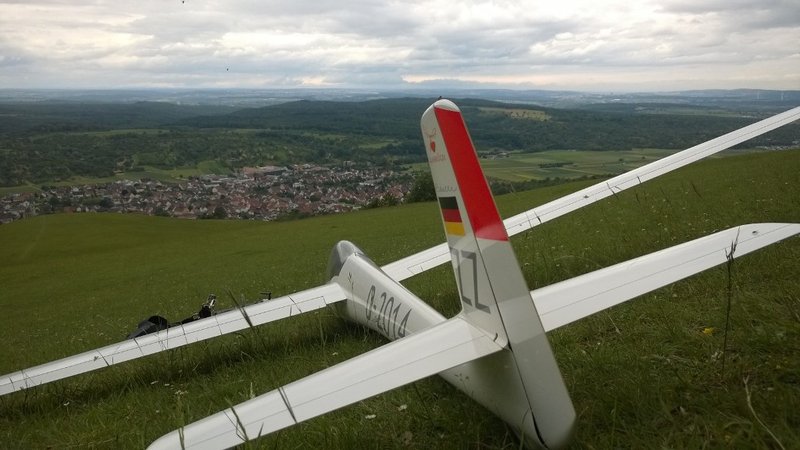 eines der beteiligten Fluggeraete