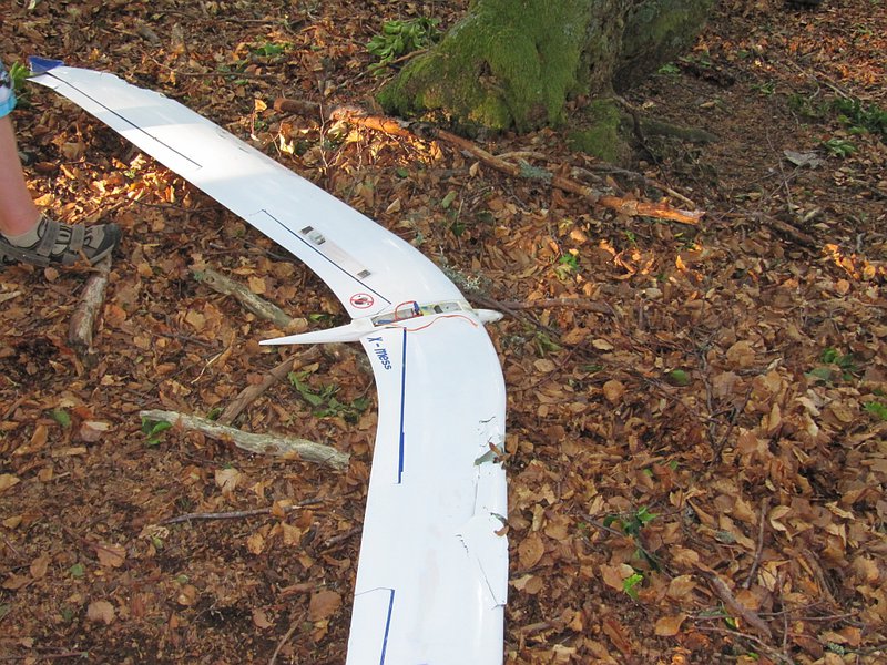 Hier sieht man deutlich die verklemmte Einlauflippe