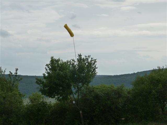 Die Hauptwindrichtung war ganz klar - von unten nach oben