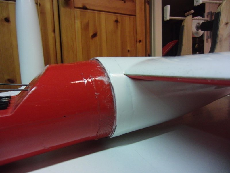 Übergang zum Rumpf neu modelliert