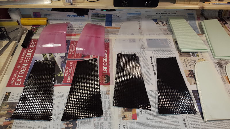 Alles vorbereitet zum Harzen