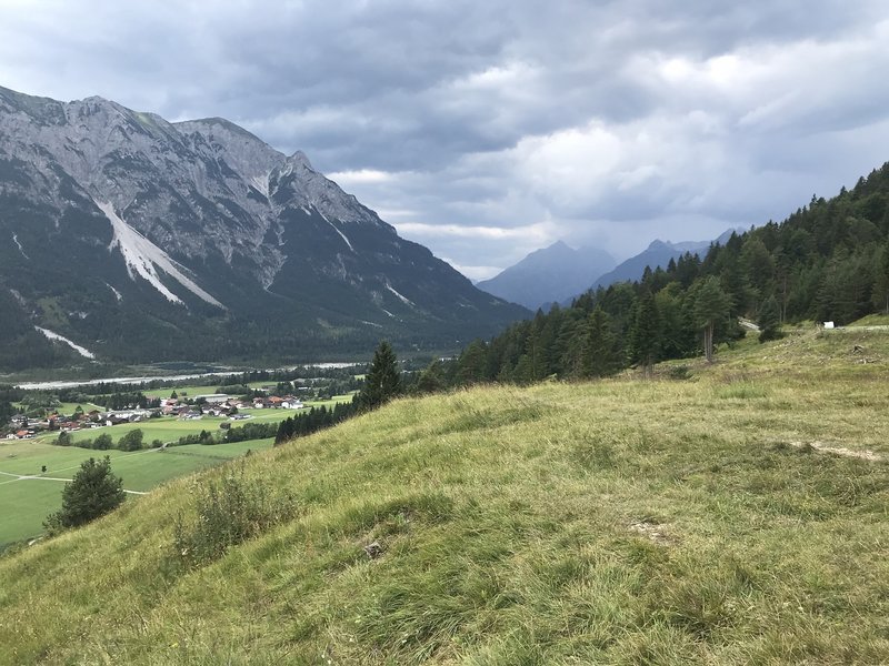 Hier zieht die Regenfront rein