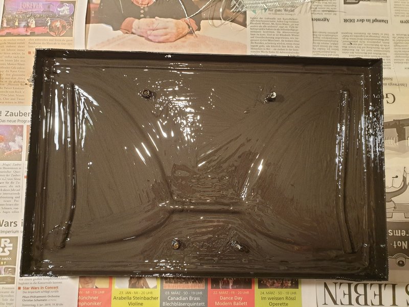 Deckschicht aufgebracht