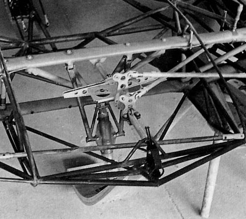 unfertiges Fachwerk im Cockpit der Original Ho IV