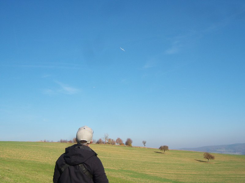 Vorbeiflug bissel flotter