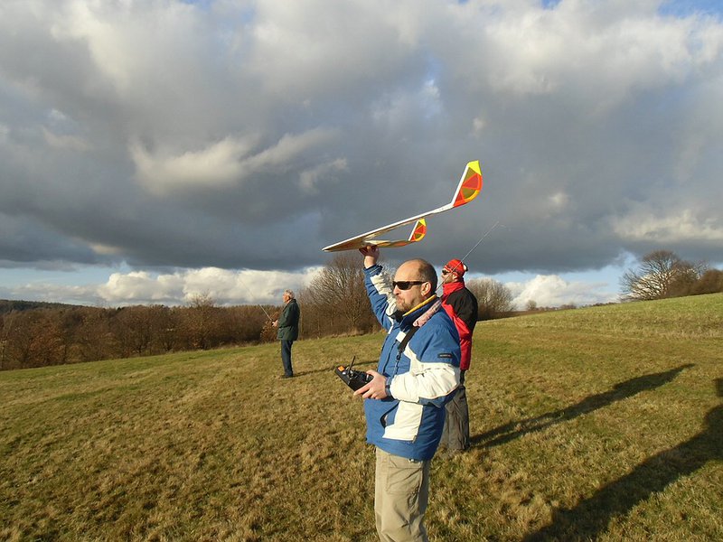 ARES und ich vor einem der Starts