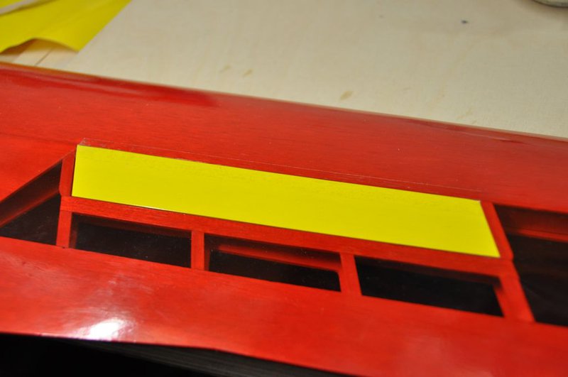 eingebaute Störklappe