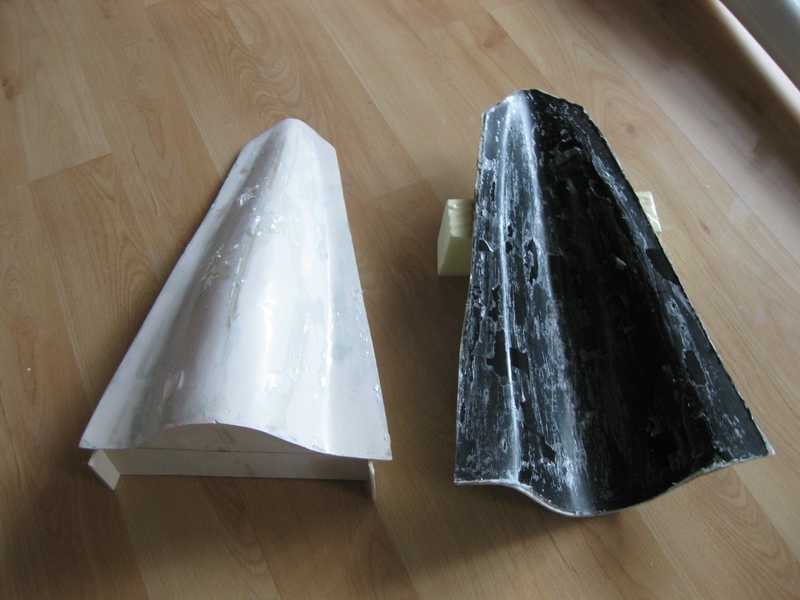 Nach dem öffnen mit PVA-Trennmittelresten.