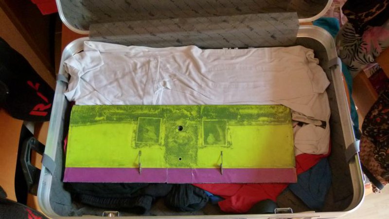 Beim auspacken das Mittelteil