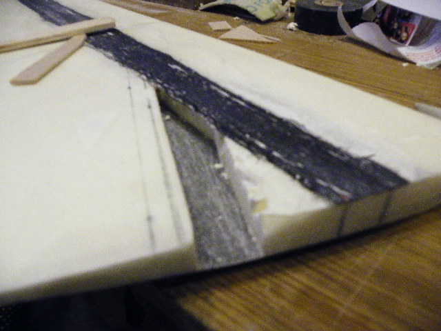 Der Schlitz für die Steckung