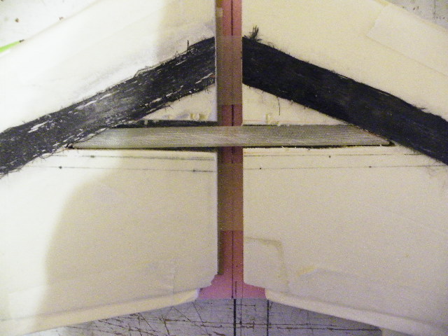 Steckung in beiden Flügeln ausgerichtet mit Steckungshülse