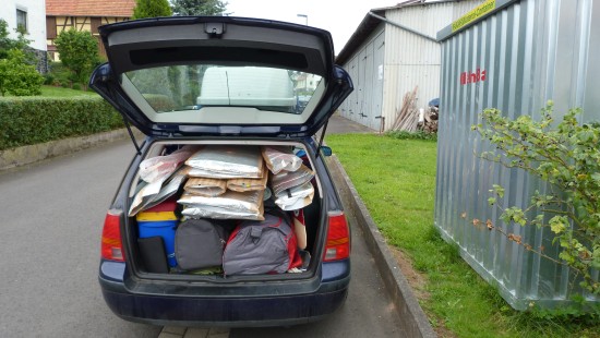 mit Frau und Zelt - 8