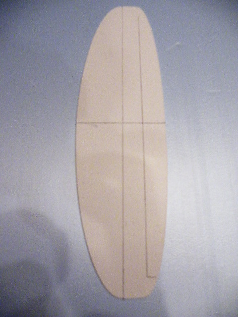 Höhenleitwerksschablone