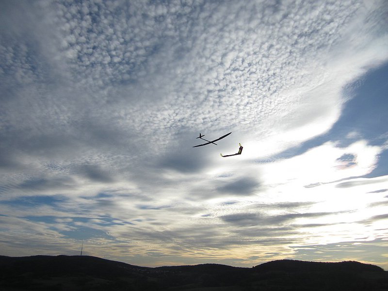 ..machte Syncronflug mit Matthias und SSL