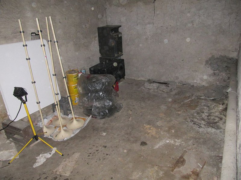 Hier wird´s später dann mal grob zugehen mit schleifen, sägen, bohren,  ....